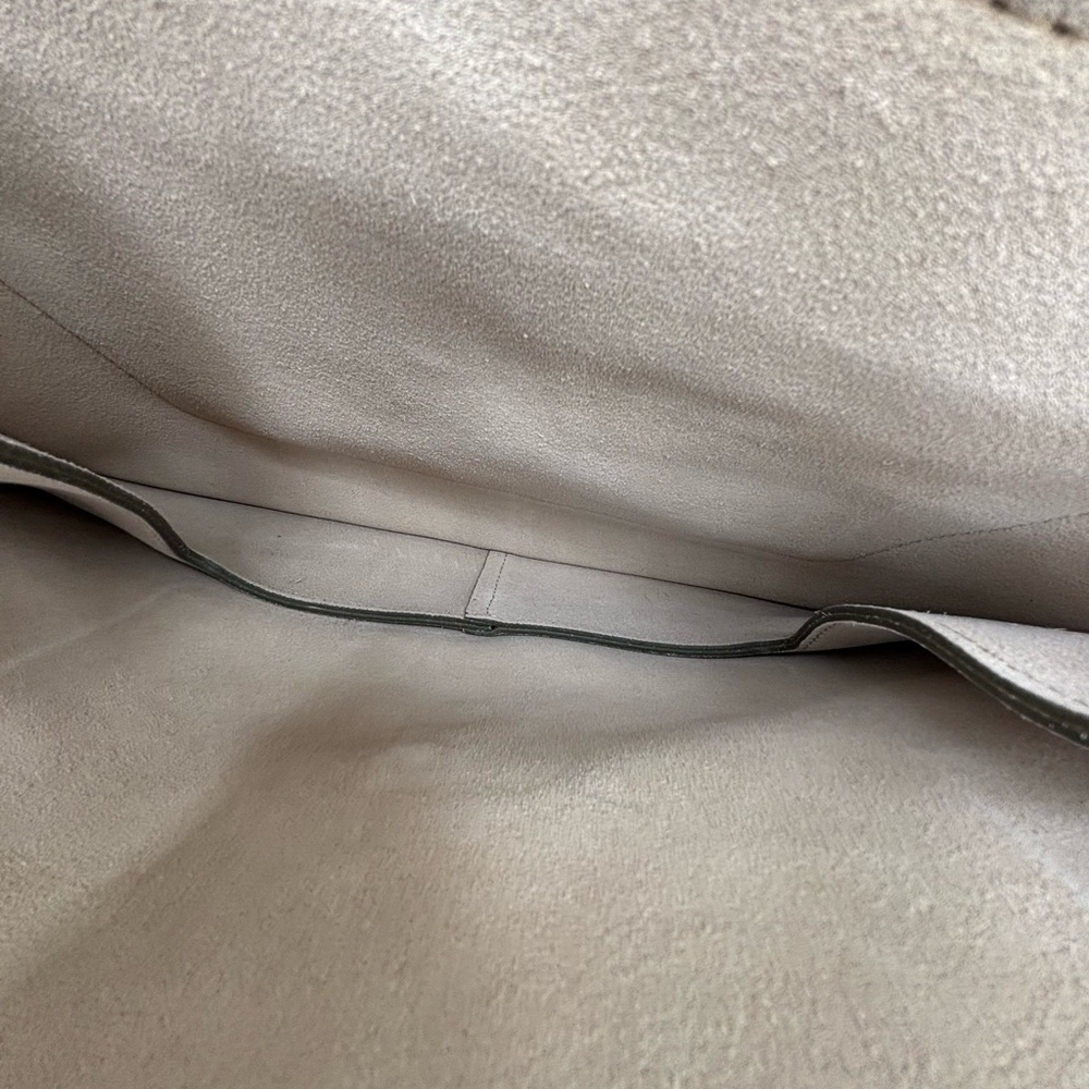 Chloé Faye Medium Shoulder Bag Suede & Leather Motty Grey - Picture 16 of 16
